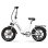 Bicicleta Elétrica Maxturn Literider 2.0 500W 48V 13.5Ah 20 Polegadas Freios a Disco Hidráulicos Branca