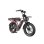 Bicicleta Elétrica Pixar M9 - Motor 250W Bateria 48V 35Ah Freios Hidráulicos Cor de Rosa Dourado
