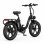 Bicicleta Elétrica Ovivo C2 Pro - Motor 250W Bateria 48V18ah 20 polegadas Freios Hidráulicos Preto