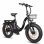 Vélo électrique Eskute D202 - Moteur 250W Batterie 48V20.8ah Pneus 20x4 Freins à disque Noir