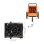 Anhänger für Kinderfahrräder Sepnine Bt920 2 Kinder Faltbar Orange