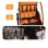 Anhänger für Kinderfahrräder Sepnine Bt920 2 Kinder Faltbar Orange