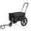 Anhänger Sepnine 20316n 50kg, Abnehmbare Griffe, Abdeckung, Räder 40cm - Schwarz