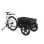 Anhänger Sepnine 20316n 50kg, Abnehmbare Griffe, Abdeckung, Räder 40cm - Schwarz