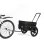 Anhänger Sepnine 20316n 50kg, Abnehmbare Griffe, Abdeckung, Räder 40cm - Schwarz