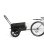 Anhänger Sepnine 20316n 50kg, Abnehmbare Griffe, Abdeckung, Räder 40cm - Schwarz