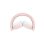 Auriculares Philips TAK4200 inalámbricos Bluetooth con cancelación de ruido, micrófono y carga rápida rosa y blanco