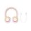 Auriculares Philips TAK4200 inalámbricos Bluetooth con cancelación de ruido, micrófono y carga rápida rosa y blanco