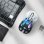 Ratón GravaStar Mercury M1 Pro RF Wireless Bluetooth 26000 DPI Blanc Gris Noir