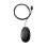 Ratón HP 320M cable USB 1000 DPI negro ambidiestro rueda