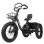 Bicicleta Eléctrica Eskute Pro T302 250W 20" Negra autonomía ampliada