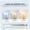 Deckenventilator mit Licht Autrucker E27 Leise Fernbedienung