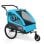 Anhänger für Kinderfahrräder Sepnine Bt920 – 2 Kinder, Faltbar - Blau
