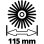 Cepillo para superficies Einhell PICOBELLA MEDIUM para piedra y pavimentos