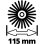 Cepillo para superficies ULTRA Einhell para piedra