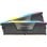 Mémoire RAM Corsair Vengeance RGB 32Go 2x16Go DDR5 6000MHz CL28 AMD EXPO Multicolore