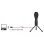 Microfono DeLOCK 65939 USB omnidirezionale con supporto pieghevole nero