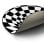 Alfombra protectora Sharkoon SKILLER SFM12 3D Vortex Negro/Blanco 1200x1200 mm