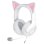 Auriculares Razer Kraken Kitty V2 com cabo USB som 7.1 virtual RGB branco