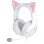 Auriculares Razer Kraken Kitty V2 com cabo USB som 7.1 virtual RGB branco