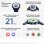 Xiaomi Watch S5 Bluetooth GPS NFC 46mm Prateado Bracelete Borracha 5ATM Cardio
