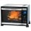 Minibackofen Rommelsbacher BGE 1580/E 30L 48,5cm Umluft Grill Touch Schwarz Edelstahl