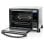 Minibackofen Rommelsbacher BGE 1580/E 30L 48,5cm Umluft Grill Touch Schwarz Edelstahl