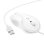 Ratón HOCO GM13 USB tipo A 1600 DPI Blanco Ambidextro Cable