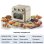 Airfryer Ariete 4632CR 16L 1400W met Timer en Roterende Mand