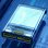 Batteria esterna WEKOME WP-321 20000 mAh Caricatore wireless Nero Trasparente
