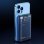 Batteria esterna WEKOME WP-321 20000 mAh Caricatore wireless Nero Trasparente