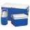 Caisse isotherme Coleman Cooler Combo 45,7 L 48 h bleu/blanc