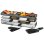 Griglia interna Rommelsbacher RC 1600 8 persone 2 zone di cottura Nero/Argento
