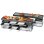 Griglia interna Rommelsbacher RC 1600 8 persone 2 zone di cottura Nero/Argento
