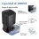 Desumidificador Portátil para Uso Doméstico, Resistente à Humidade Preto