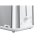 Tostapane Braun HT 1510 2 fessure 8 regolazioni acciaio inossidabile bianco