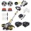 Desbrozadora Inalámbrica 21v 900w Motor Sin Escobillas 2 Baterías 4.0ah 4 En 1 Jardín