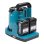Hervidor inalámbrico Makita KT001GZ 0,8 L Negro/Azul Sin cables