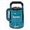 Hervidor inalámbrico Makita KT001GZ 0,8 L Negro/Azul Sin cables