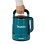 Hervidor inalámbrico Makita KT001GZ 0,8 L Negro/Azul Sin cables