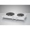 Piastra di cottura Rommelsbacher THS 2590 2 zone 2500W Bianca