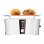 Tostadora Unold Design Dual 4 rebanadas 1350 W Negro/Blanco