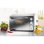 Minibackofen Rommelsbacher BGS 1400 22L 43cm Grill Schwarz Silber