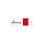 Chiavetta USB MediaRange MR970 4 GB Scorrevole Rosso Bianco USB 2.0