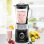 Batidora de vaso Rommelsbacher MX 1260 1200 W Negro Acero inoxidable Transparente
