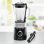Batidora de vaso Rommelsbacher MX 1260 1200 W Negro Acero inoxidable Transparente