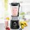 Batidora de vaso Rommelsbacher MX 1260 1200 W Negro Acero inoxidable Transparente