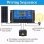 Panel Solar Genérica Flexible 1000W 2 Puertos USB Controlador 100A