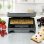 Parrilla eléctrica de contacto Rommelsbacher SWG 700 3 en 1 Negro