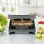 Parrilla eléctrica de contacto Rommelsbacher SWG 700 3 en 1 Negro
